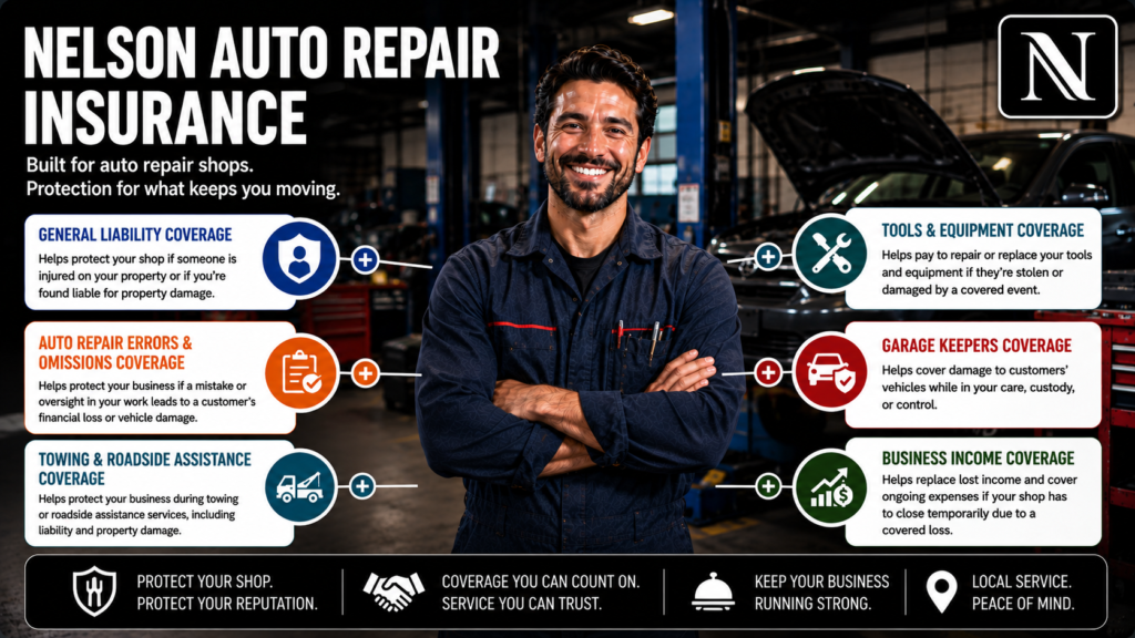 Nelson Auto Repair Insurance